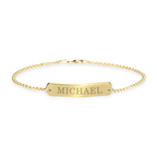 Classic Name Bar Bracelet