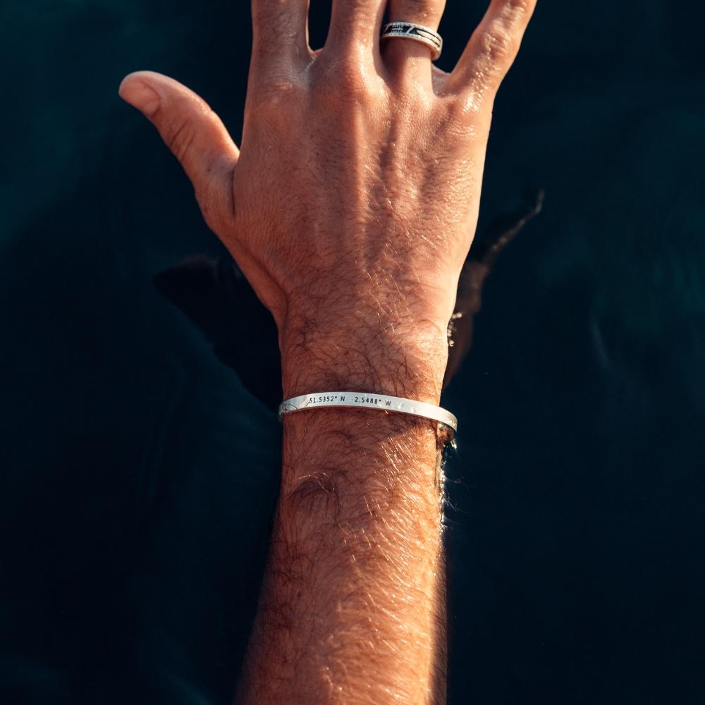 Engraved Name Cuff Braclet