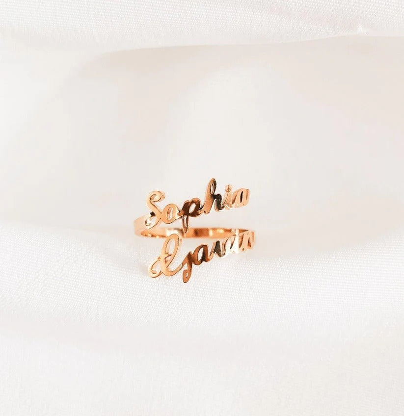 Beautifull Customize Name Ring