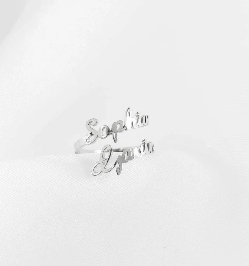 Beautifull Customize Name Ring